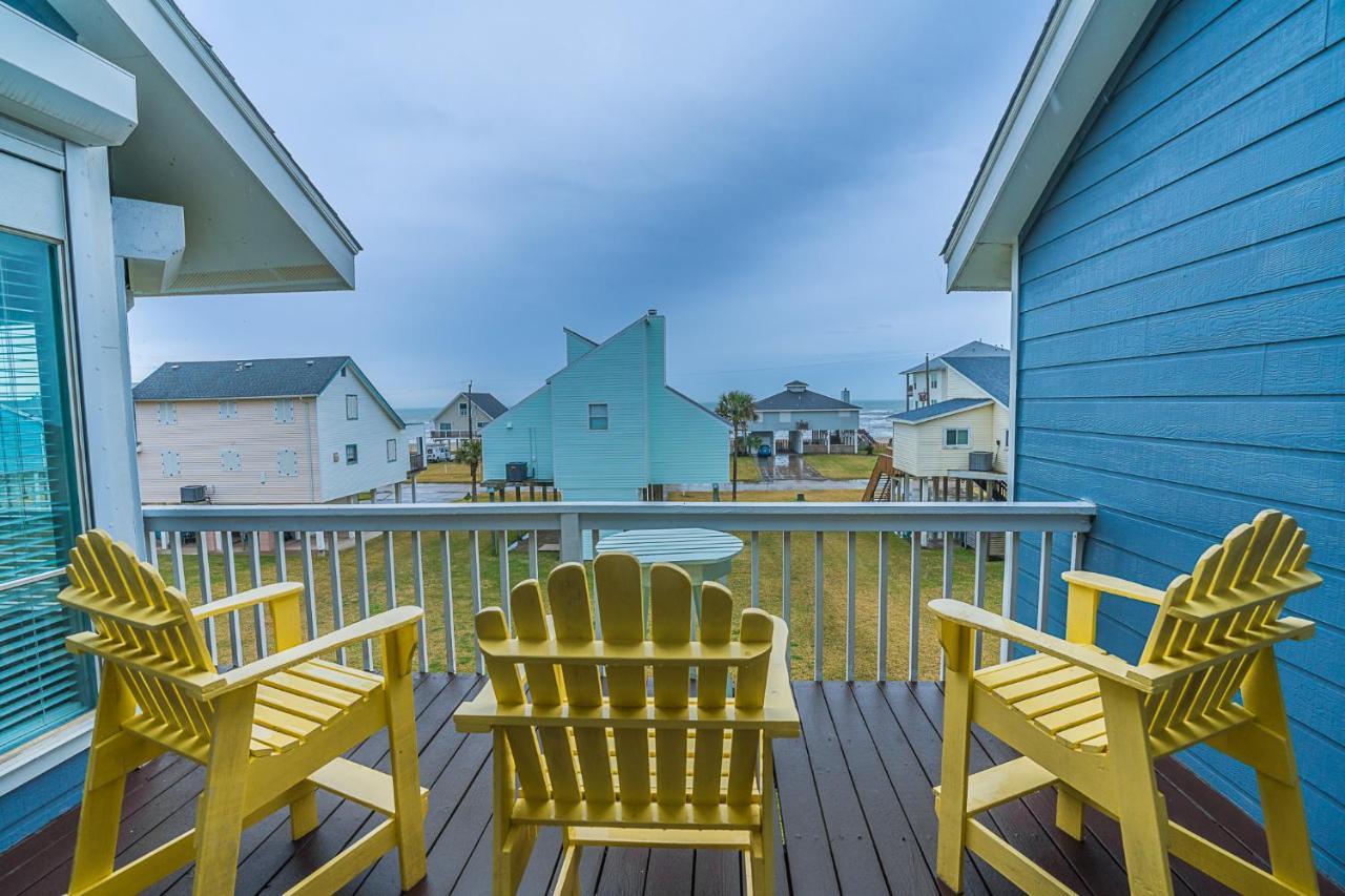 Hot Tub - Ocean Views - Steps To Private Beach - Quiet Location غالفيستون، تكساس المظهر الخارجي الصورة